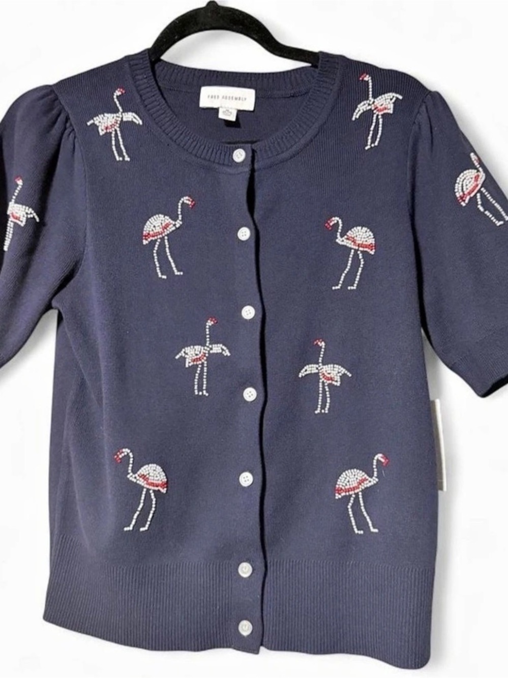 Women’s Free Assembly NWT Flamingo Cardigan in Blue Size Medium